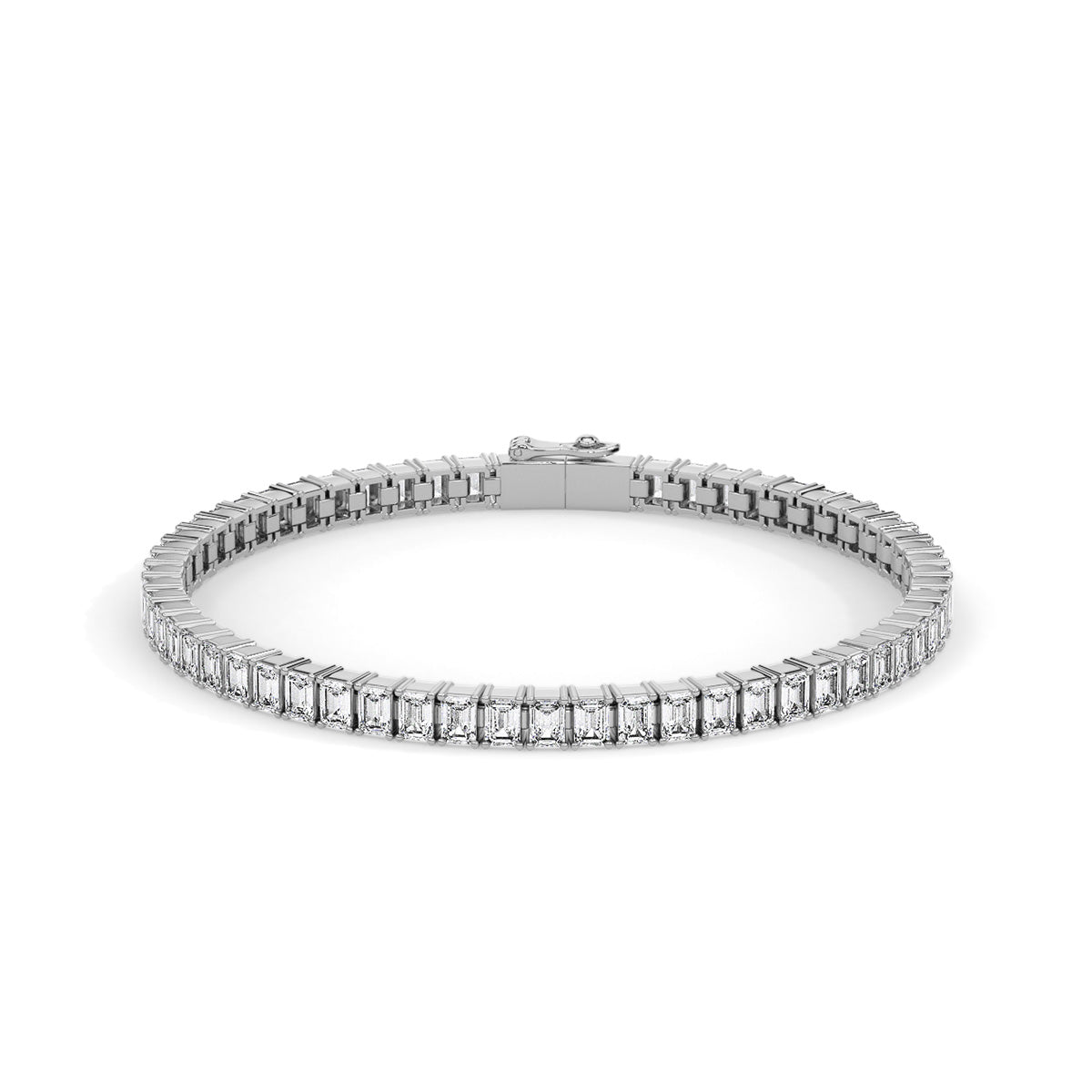 Amouré Mini Emerald Bracelet White Gold