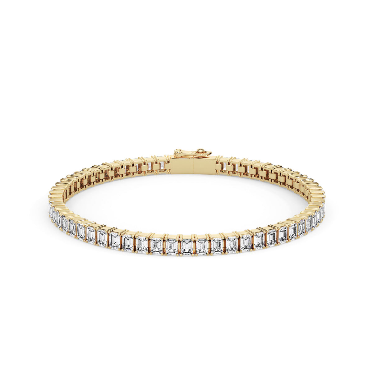 Amouré Mini Emerald Bracelet Yellow Gold