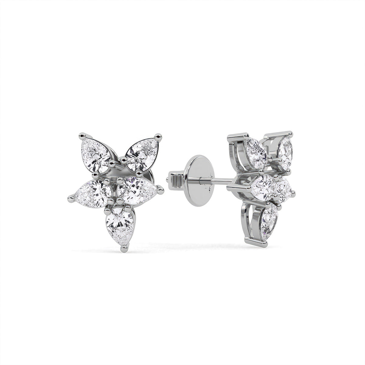 Novae Ensemble Earring White Gold