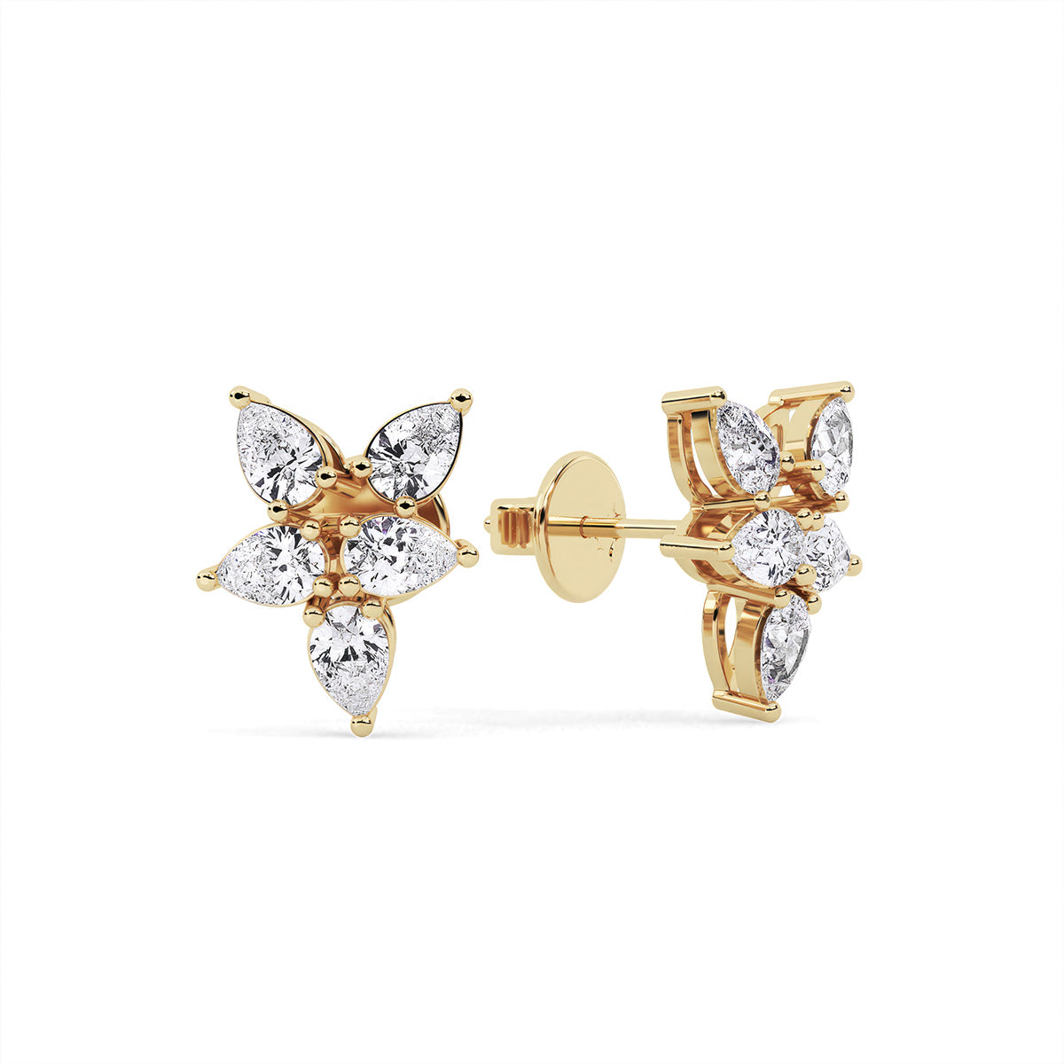 Novae Ensemble Earring Yellow Gold