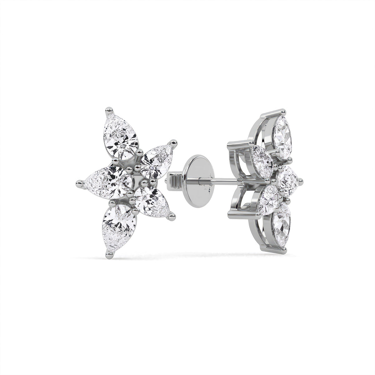Novae Constellation Earring White Gold