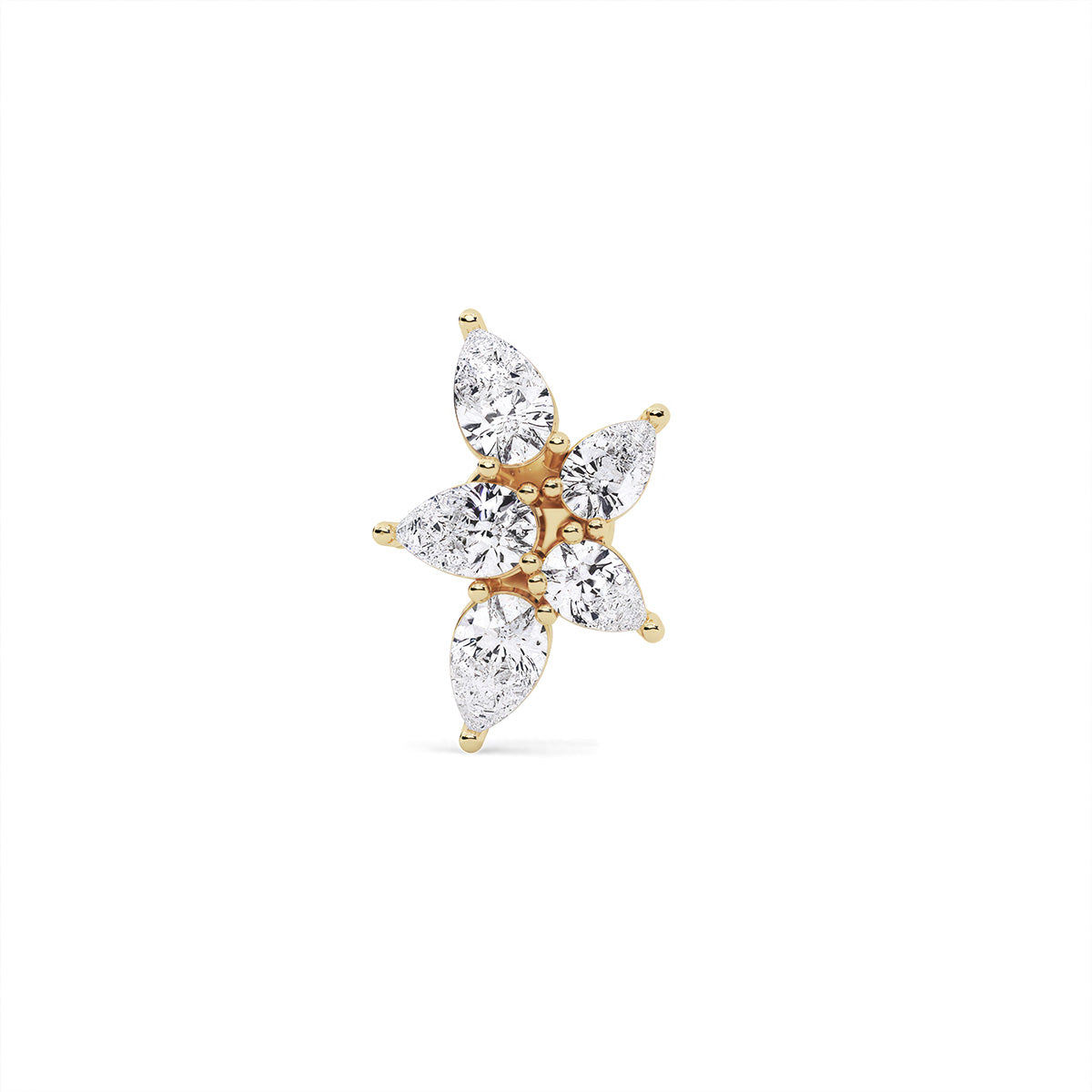 Novae Constellation Earring Yellow Gold