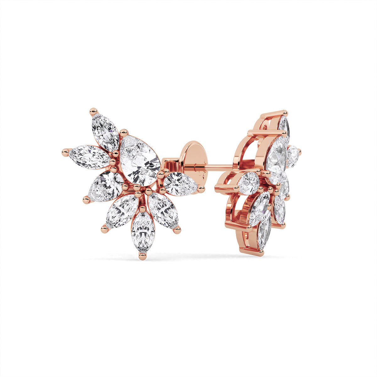 Novae Assemblage Earring Rose Gold