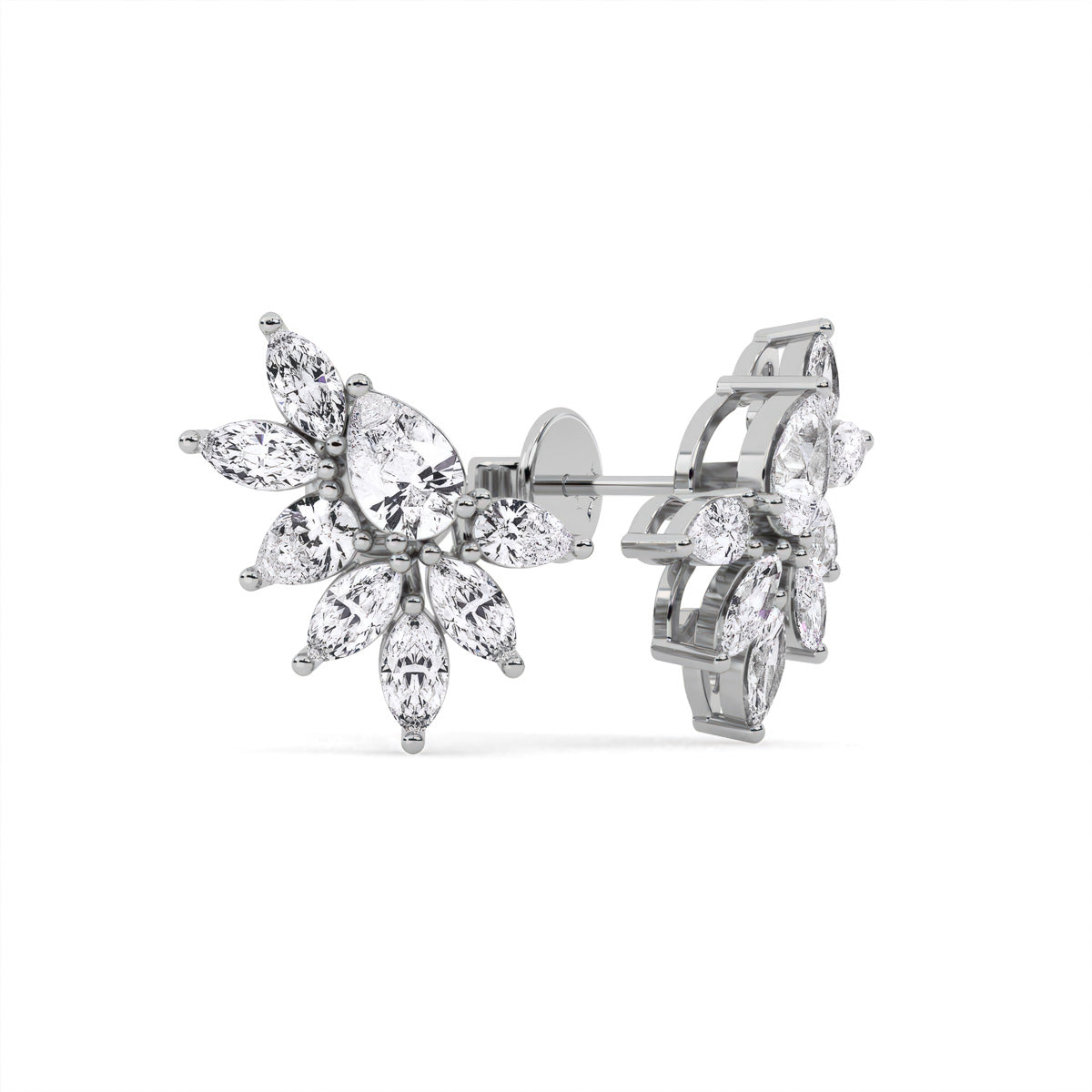 Novae Assemblage Earring White Gold