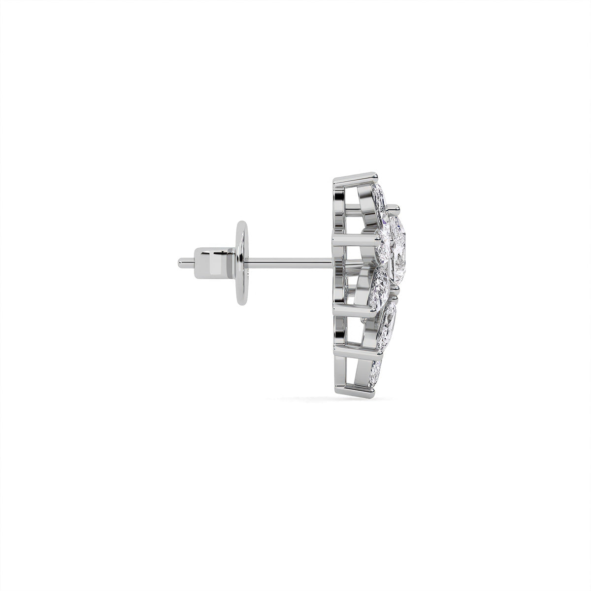 Novae Assemblage Earring White Gold