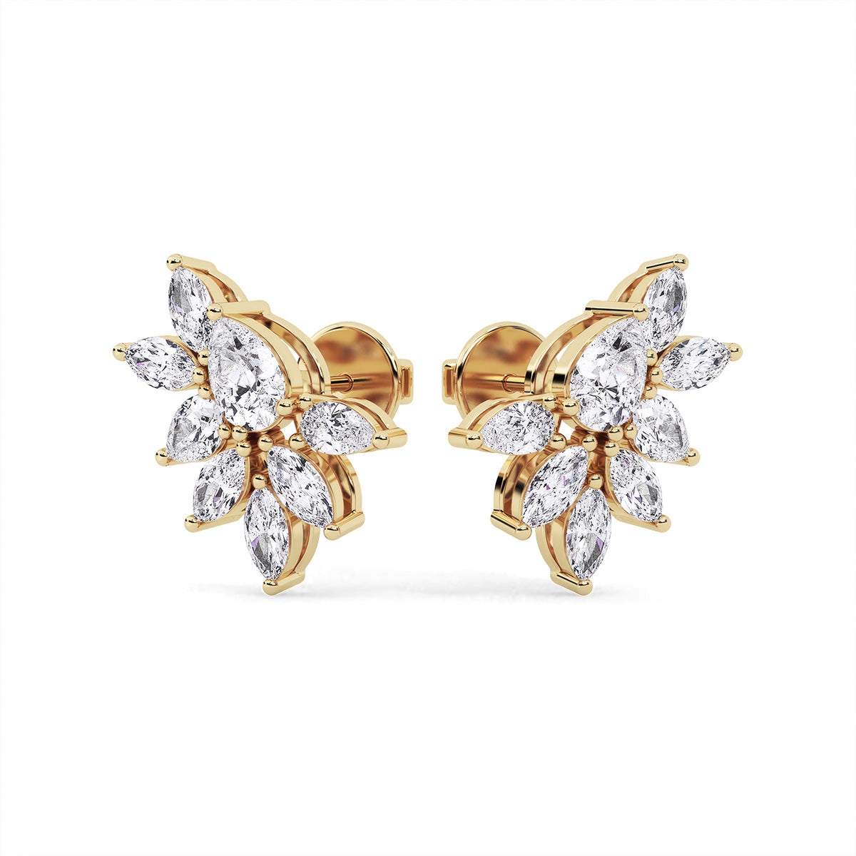 Novae Assemblage Earring Yellow Gold