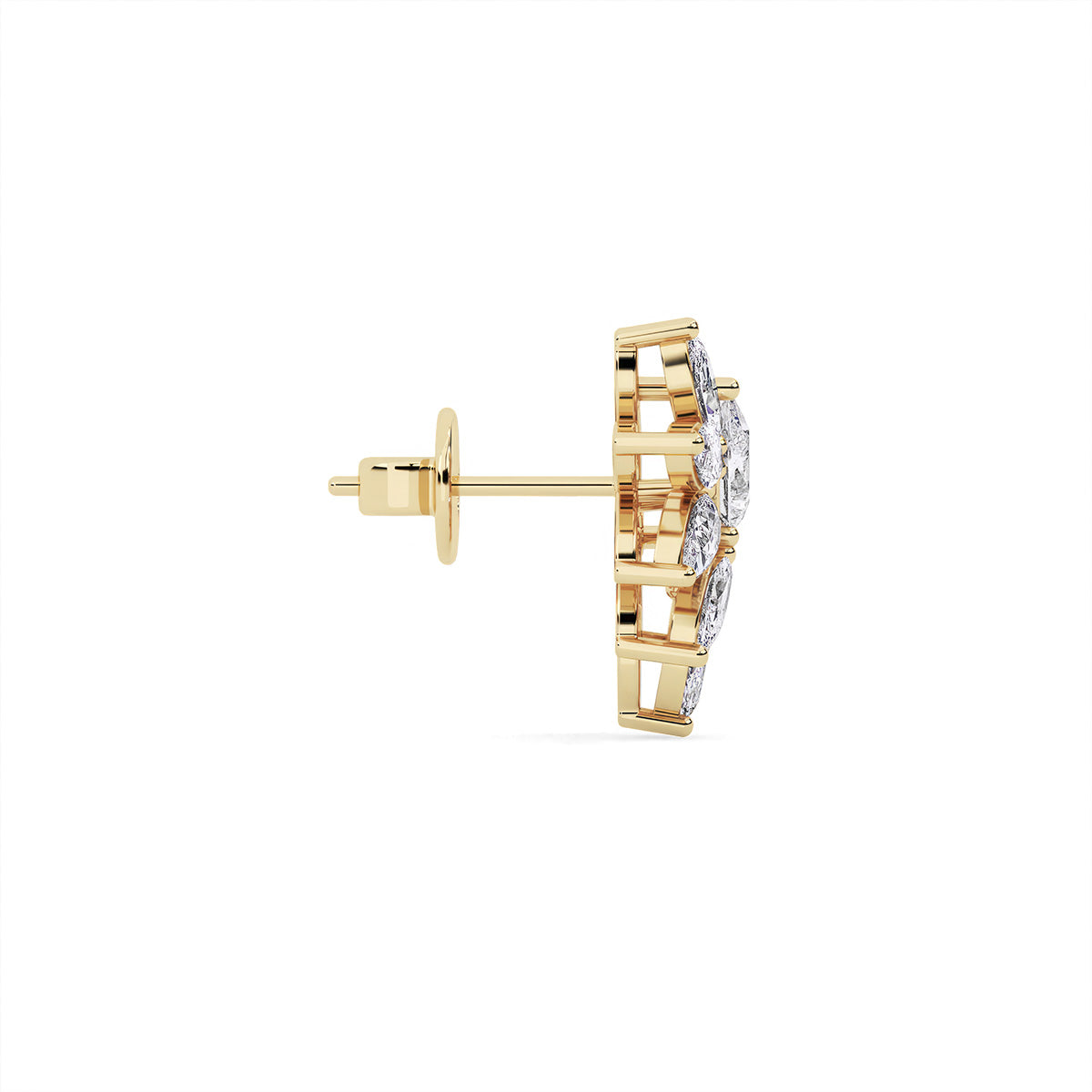 Novae Assemblage Earring Yellow Gold