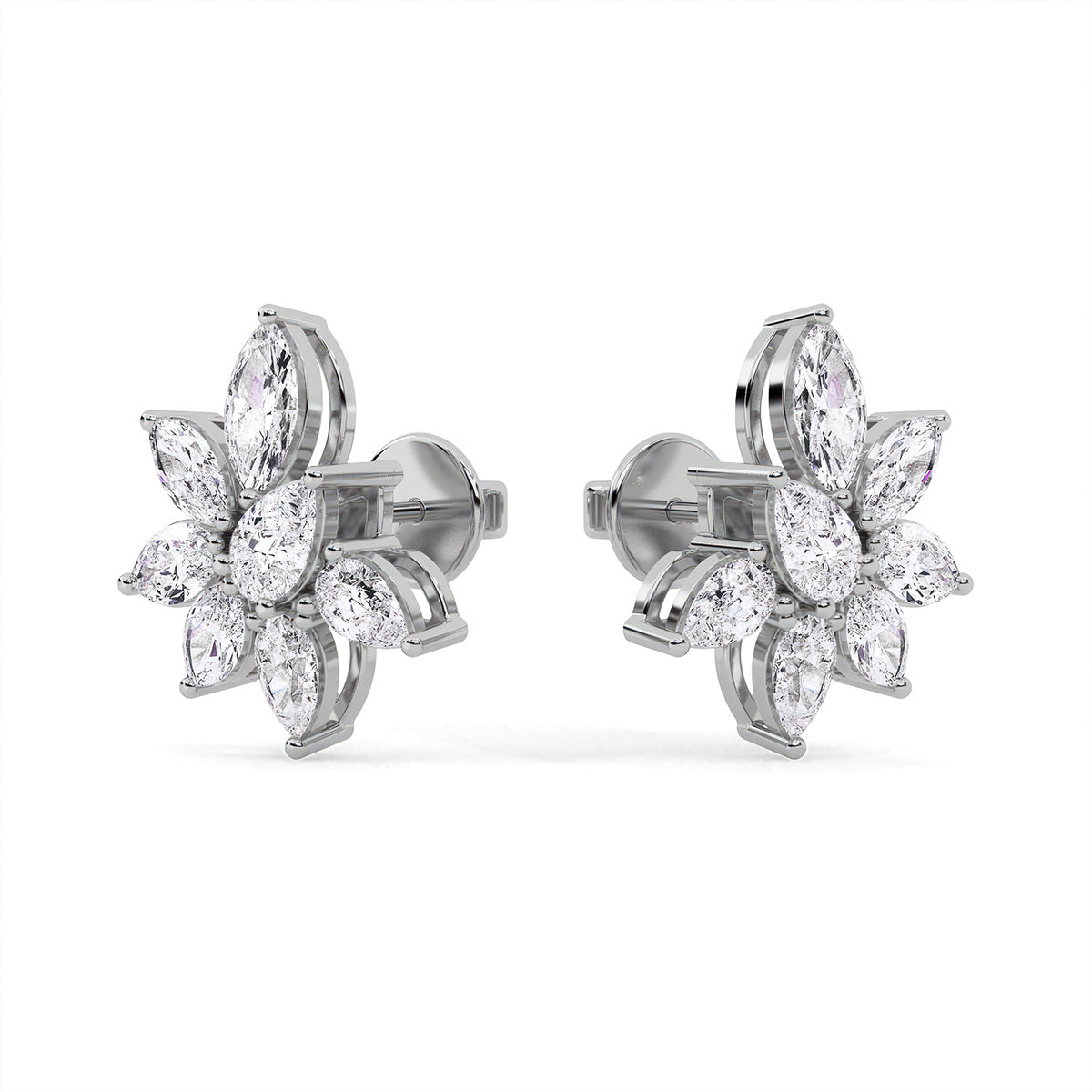 Novae Boquet Earring White Gold