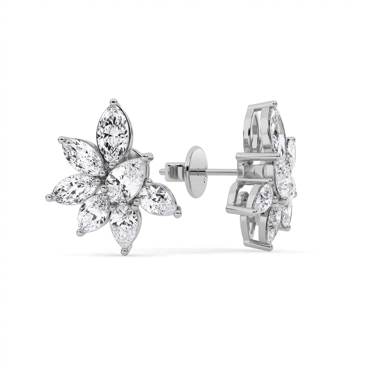 Novae Boquet Earring White Gold