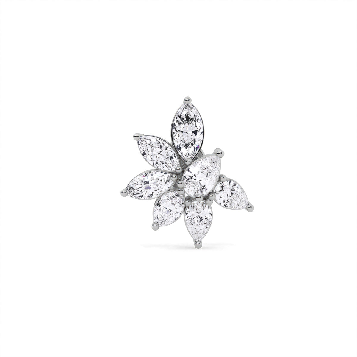 Novae Boquet Earring White Gold