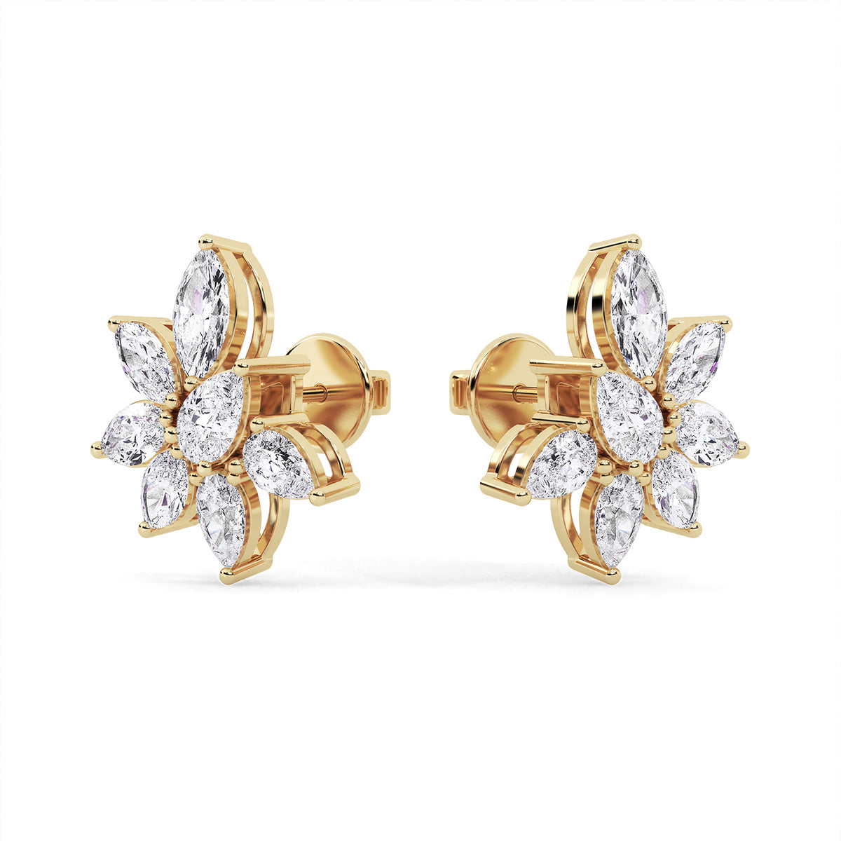 Novae Boquet Earring Yellow Gold