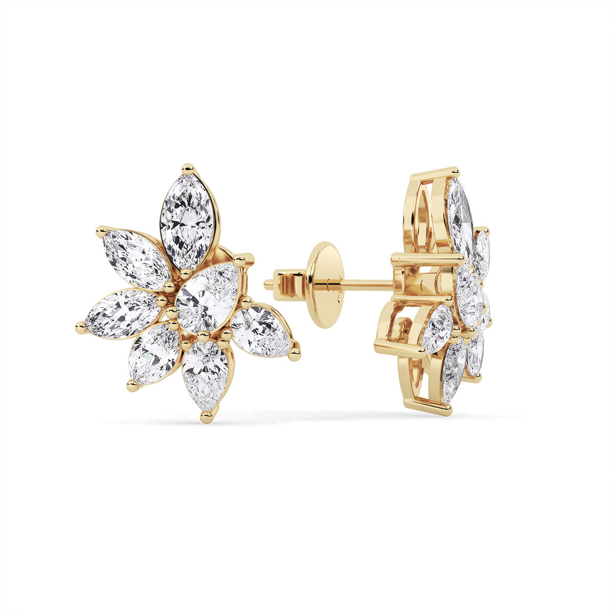 Novae Boquet Earring Yellow Gold