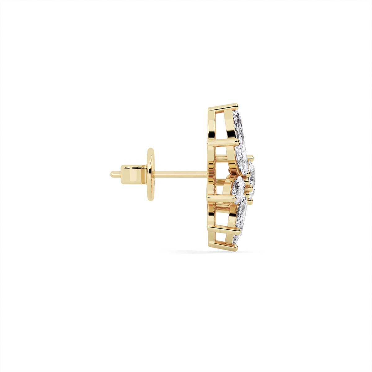 Novae Boquet Earring Yellow Gold