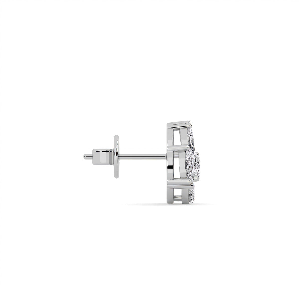 Novae Array Earring White Gold