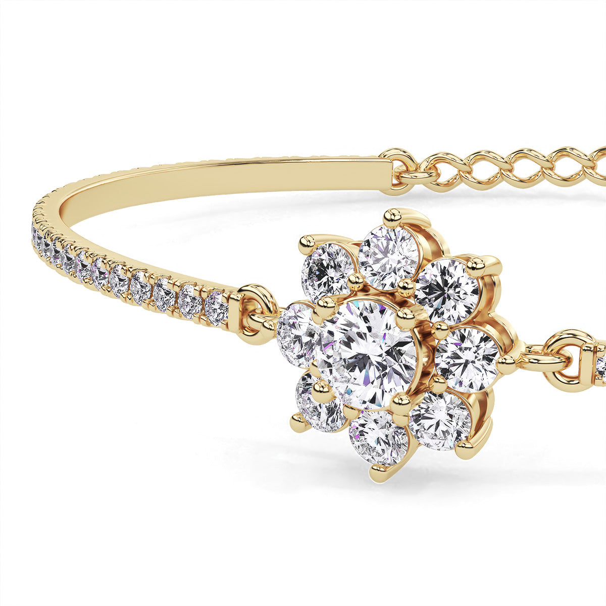 Flora Bracelet Yellow Gold