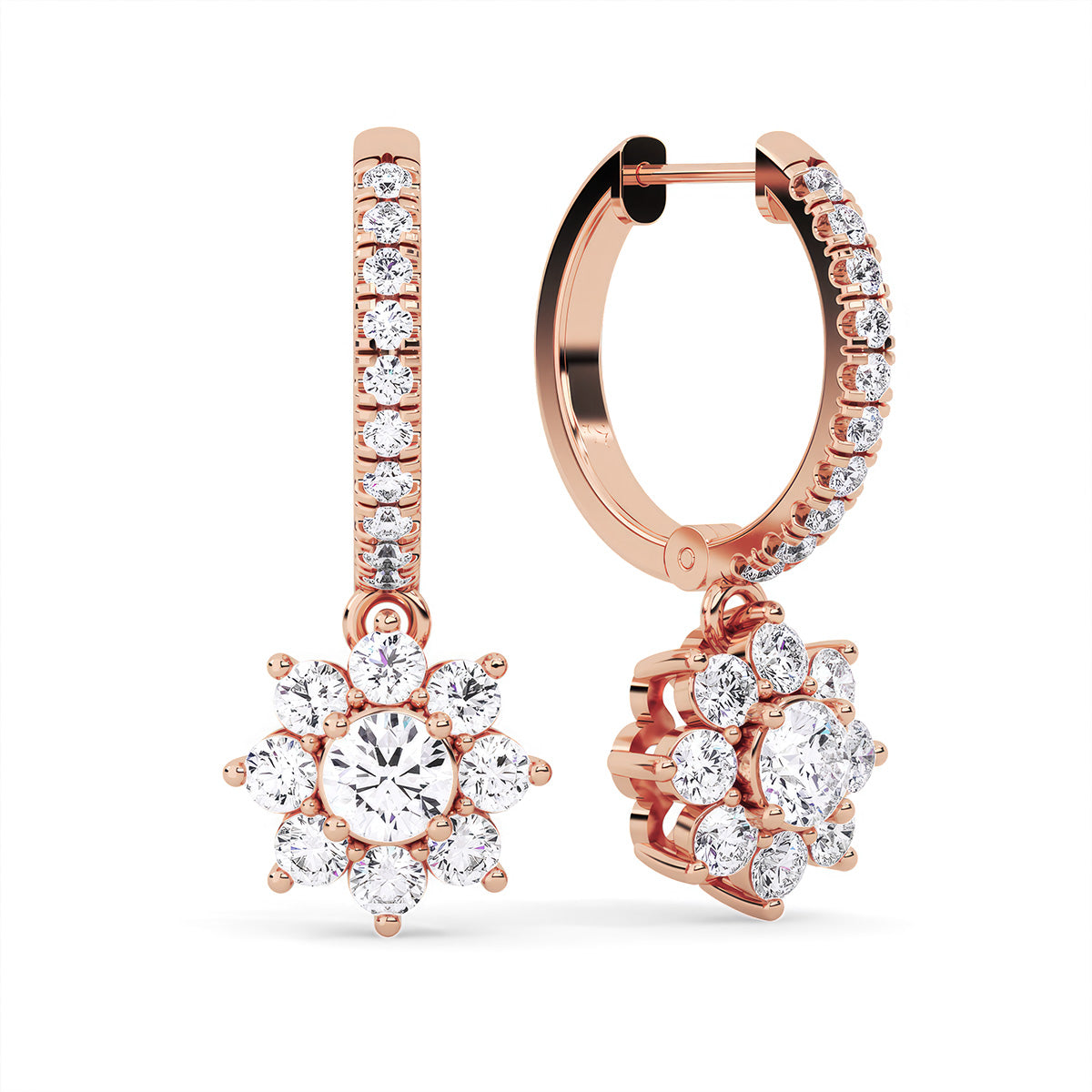 Flora Earring Un Rose Gold