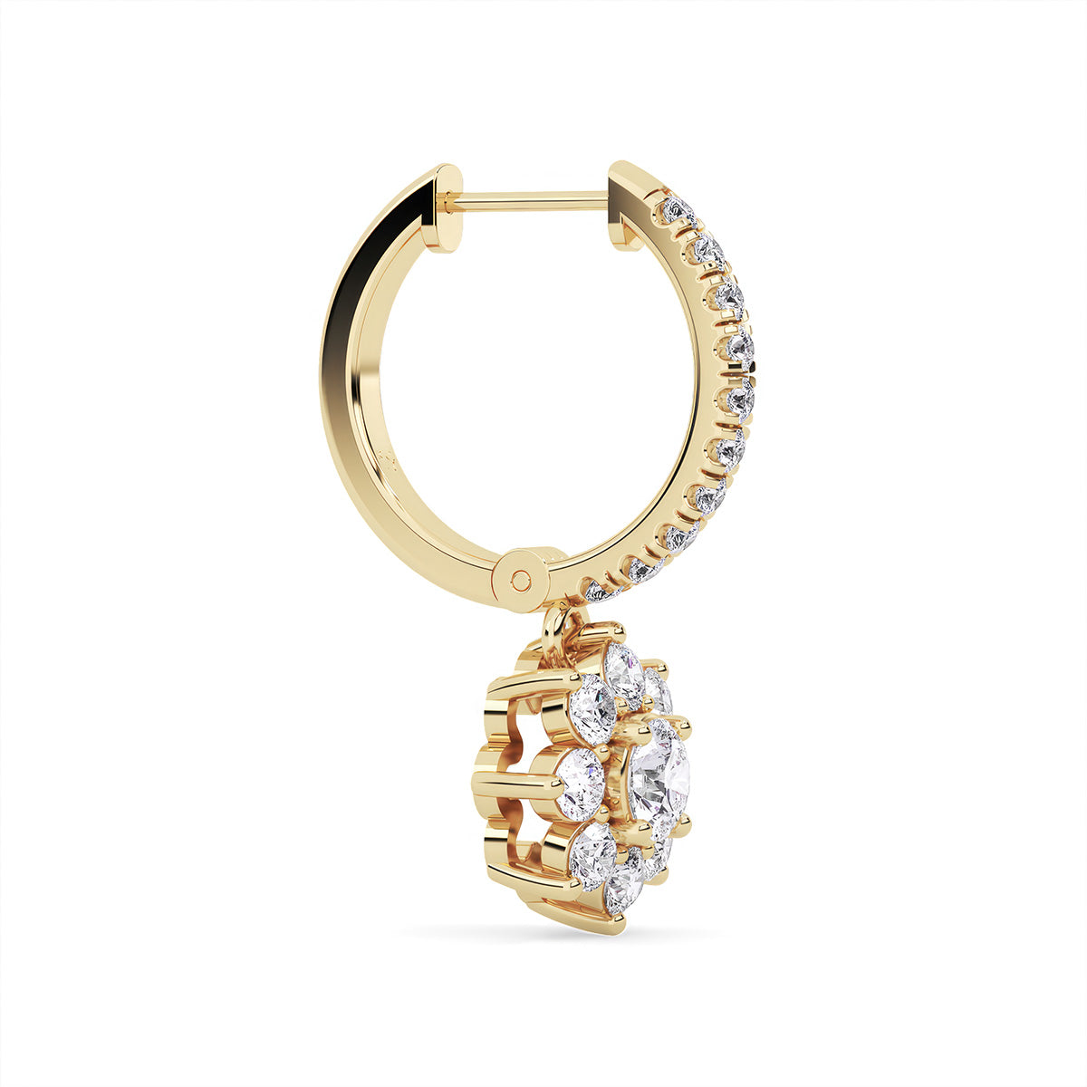 Flora Earring Un Yellow Gold
