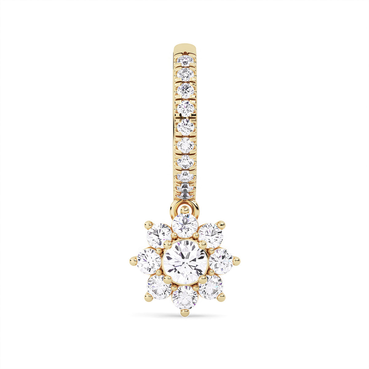 Flora Earring Un Yellow Gold