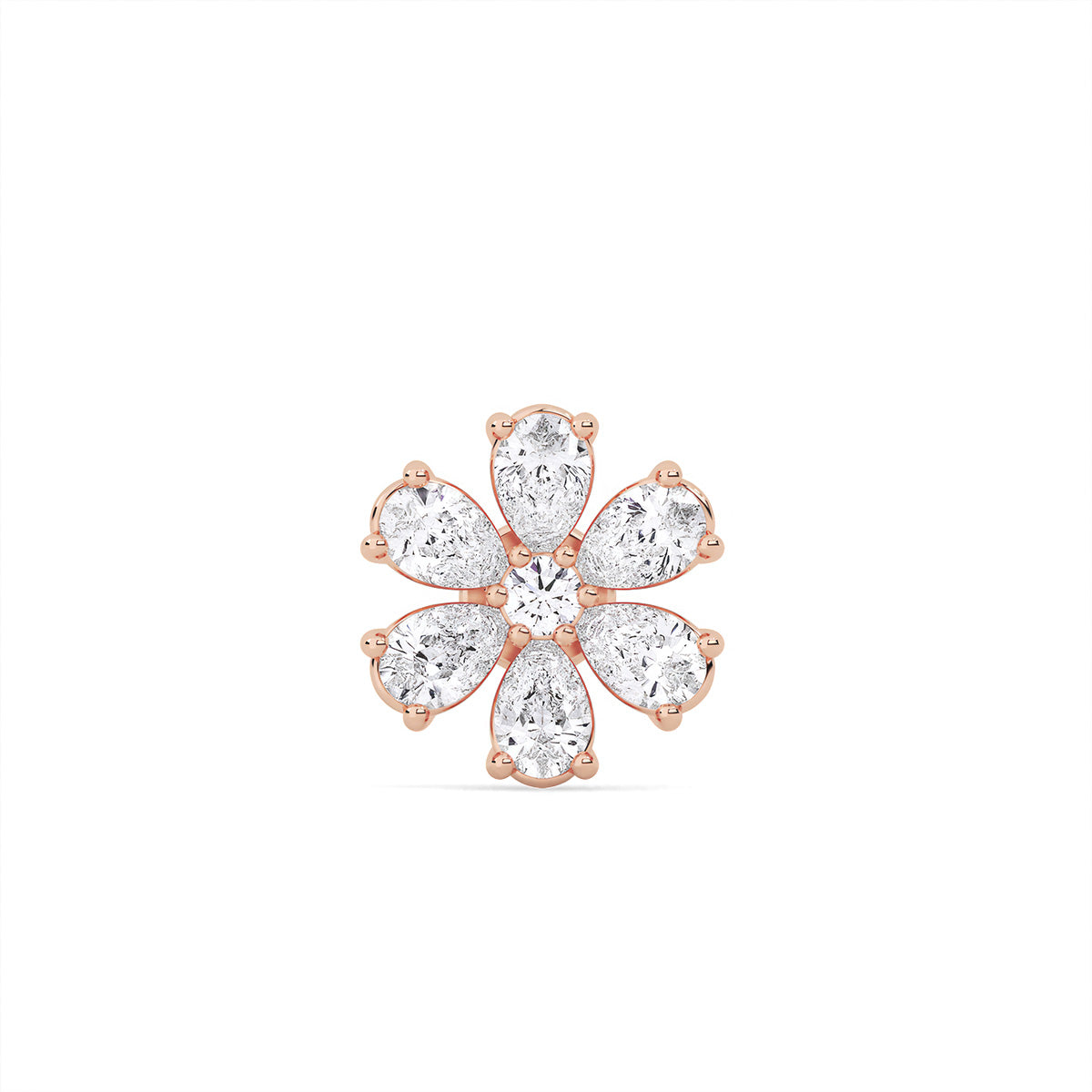 Flora Earring trois Rose Gold