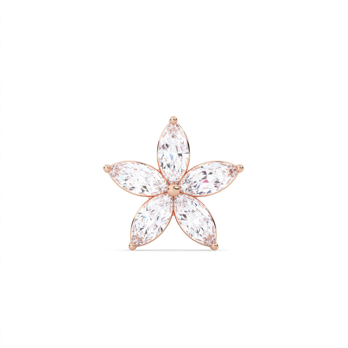 Flora Earring deux Rose Gold