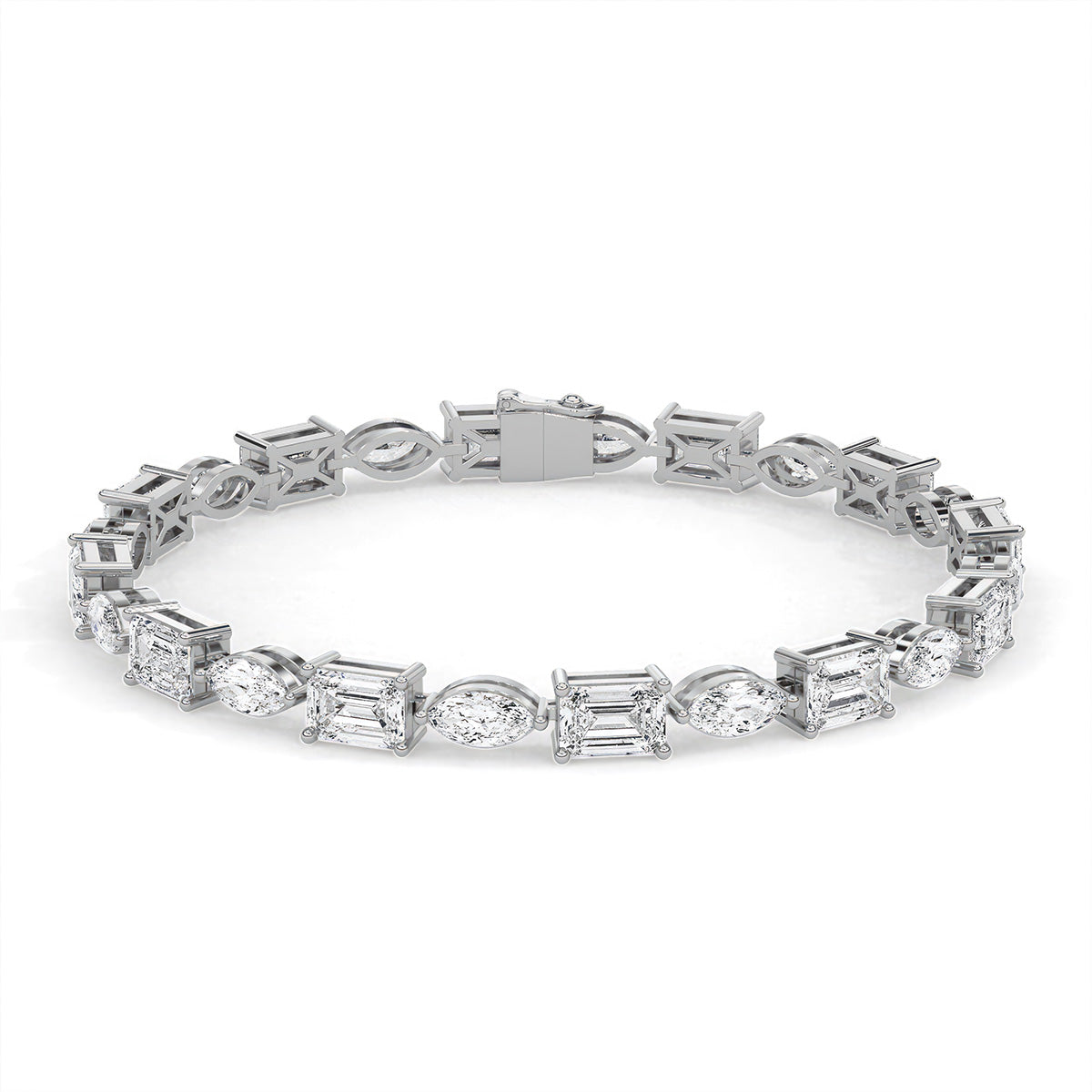 Novae Ensemble Bracelet White Gold