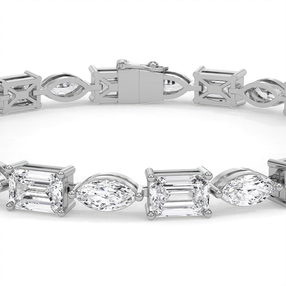 Novae Ensemble Bracelet White Gold