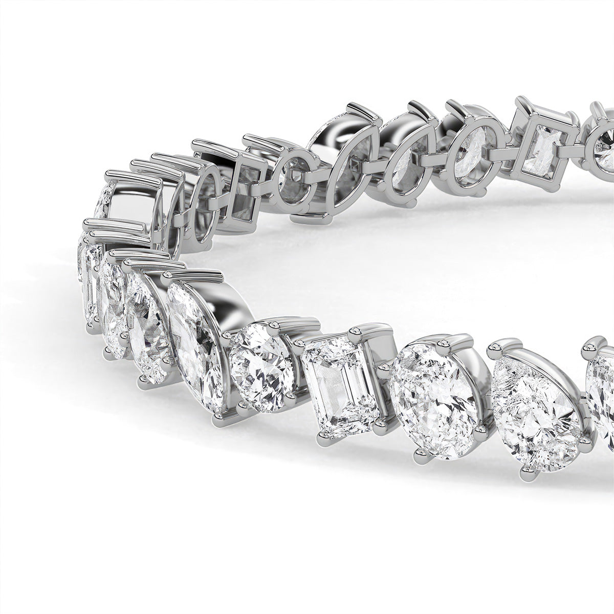 Novae Constellation Bracelet White Gold