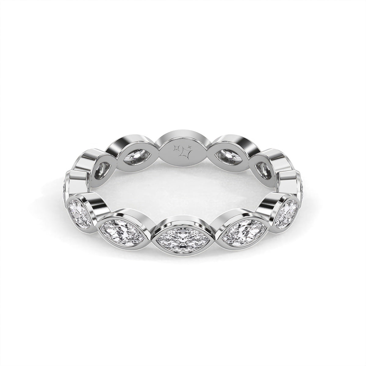 Lustre Marquise White Gold