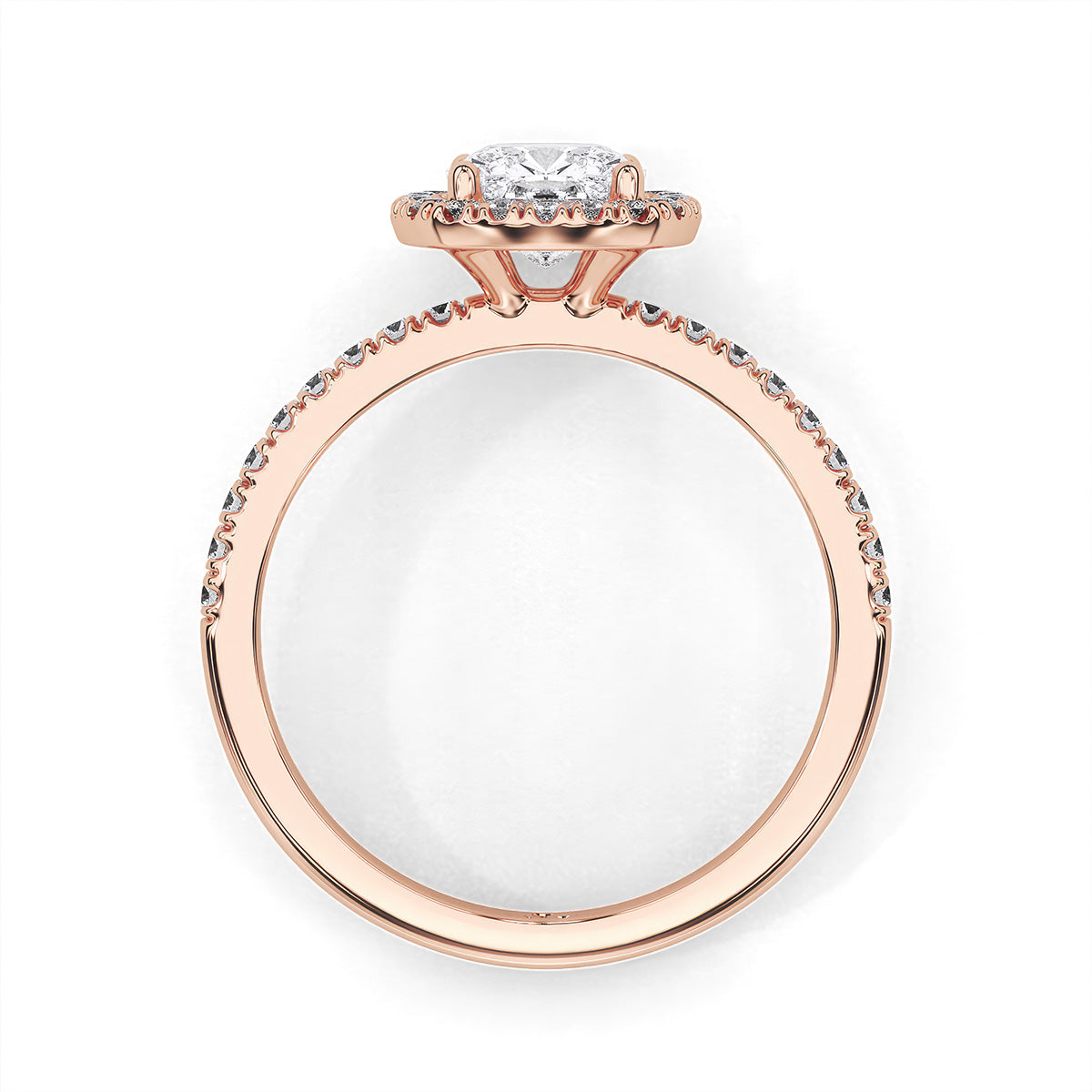 Haloé Ring Form Rose Gold