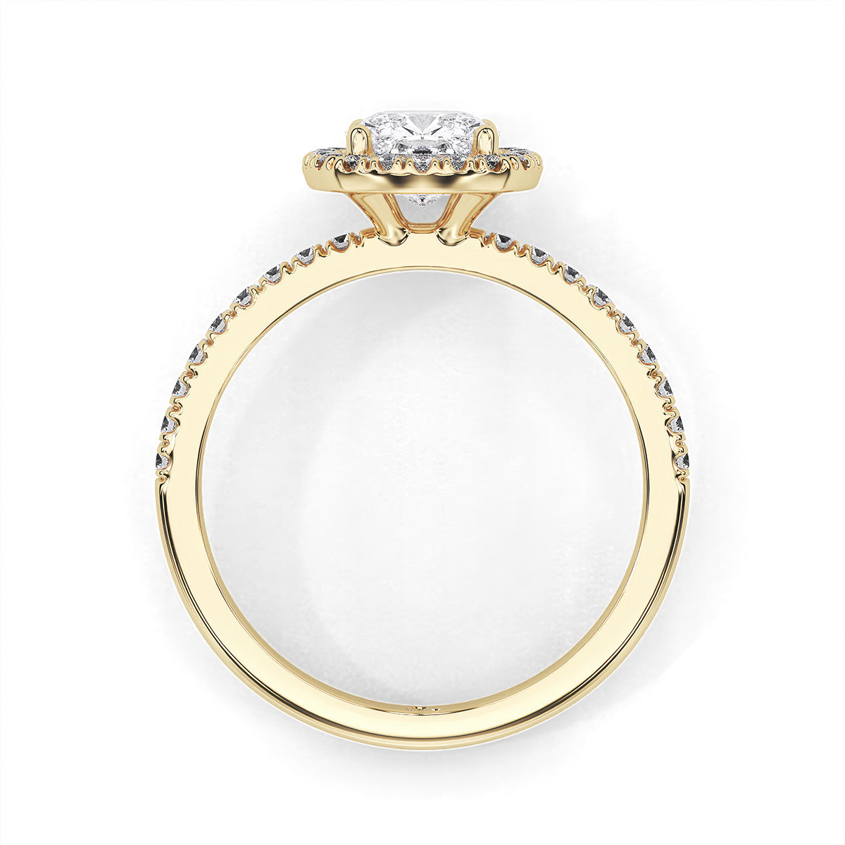 Haloé Ring Form Yellow Gold