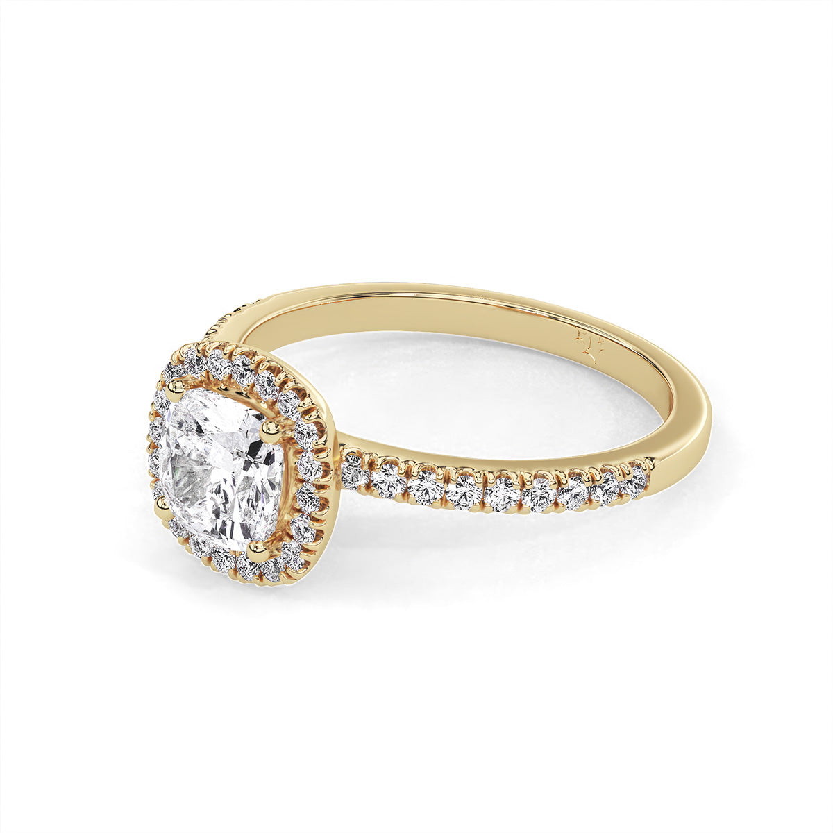 Haloé Ring Form Yellow Gold