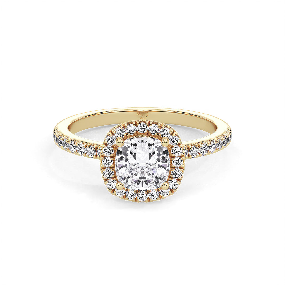 Haloé Ring Form Yellow Gold