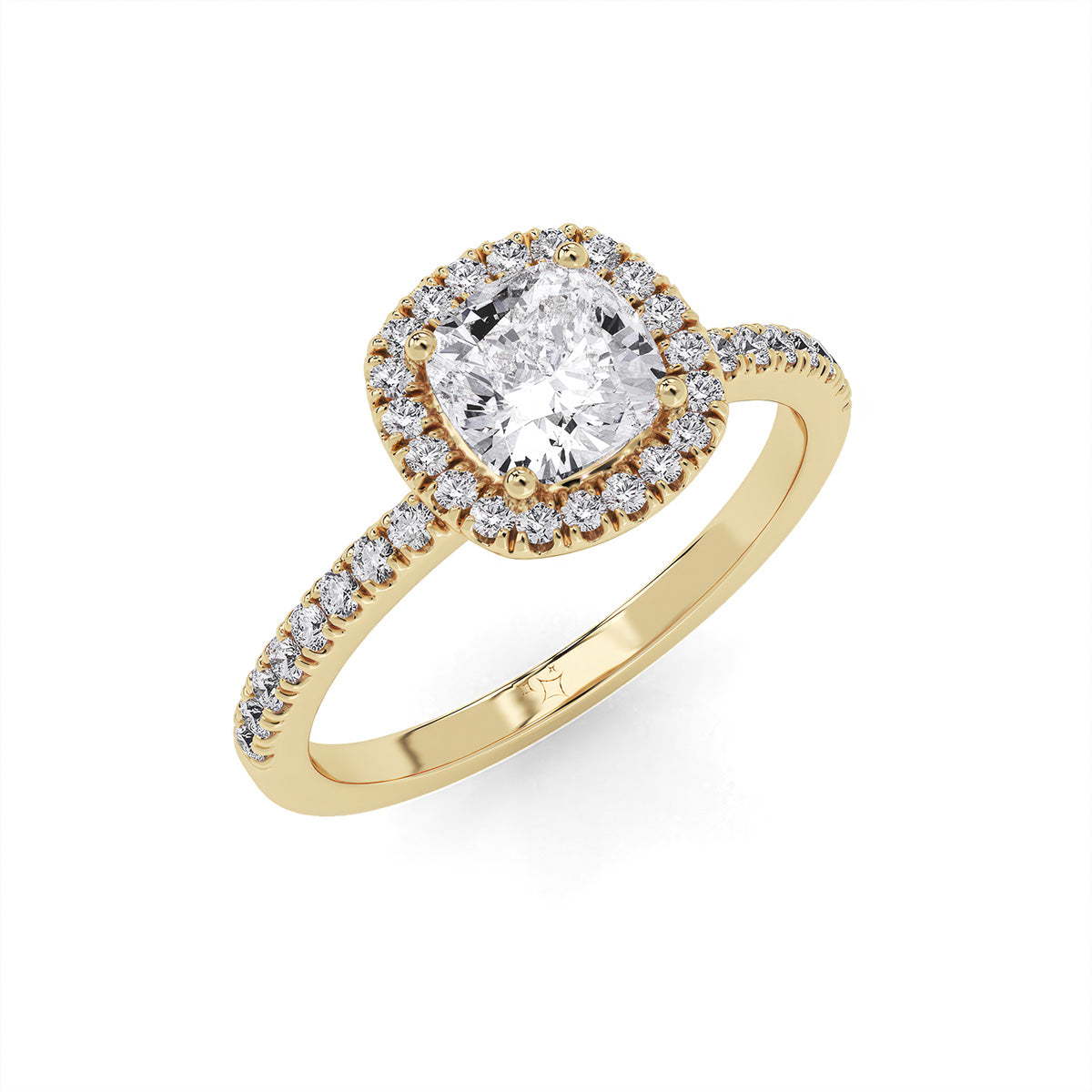 Haloé Ring Form Yellow Gold