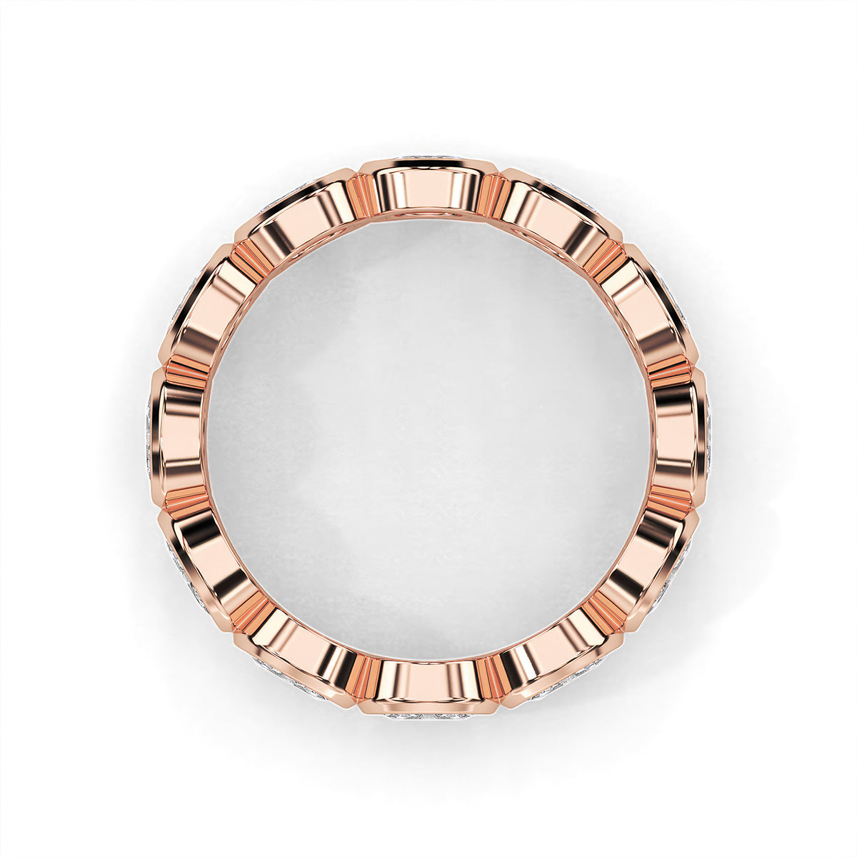 Lustre Oval Ring Rose Gold