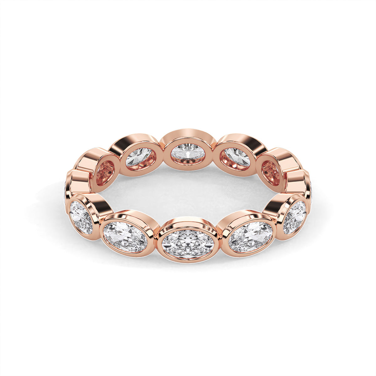 Lustre Oval Ring Rose Gold