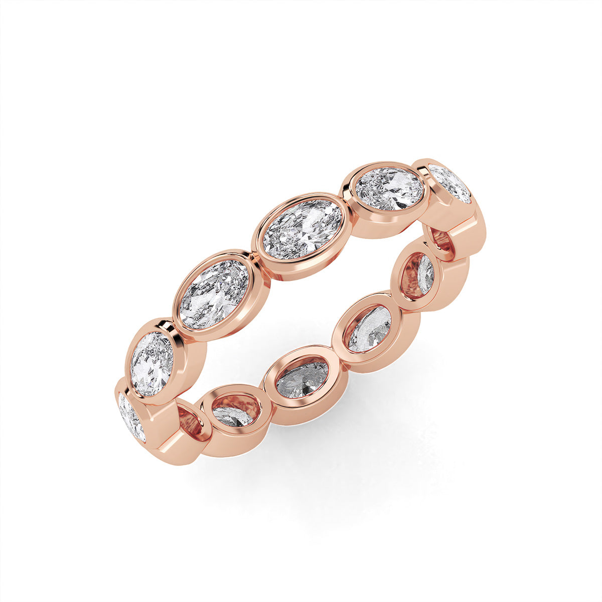 Lustre Oval Ring Rose Gold
