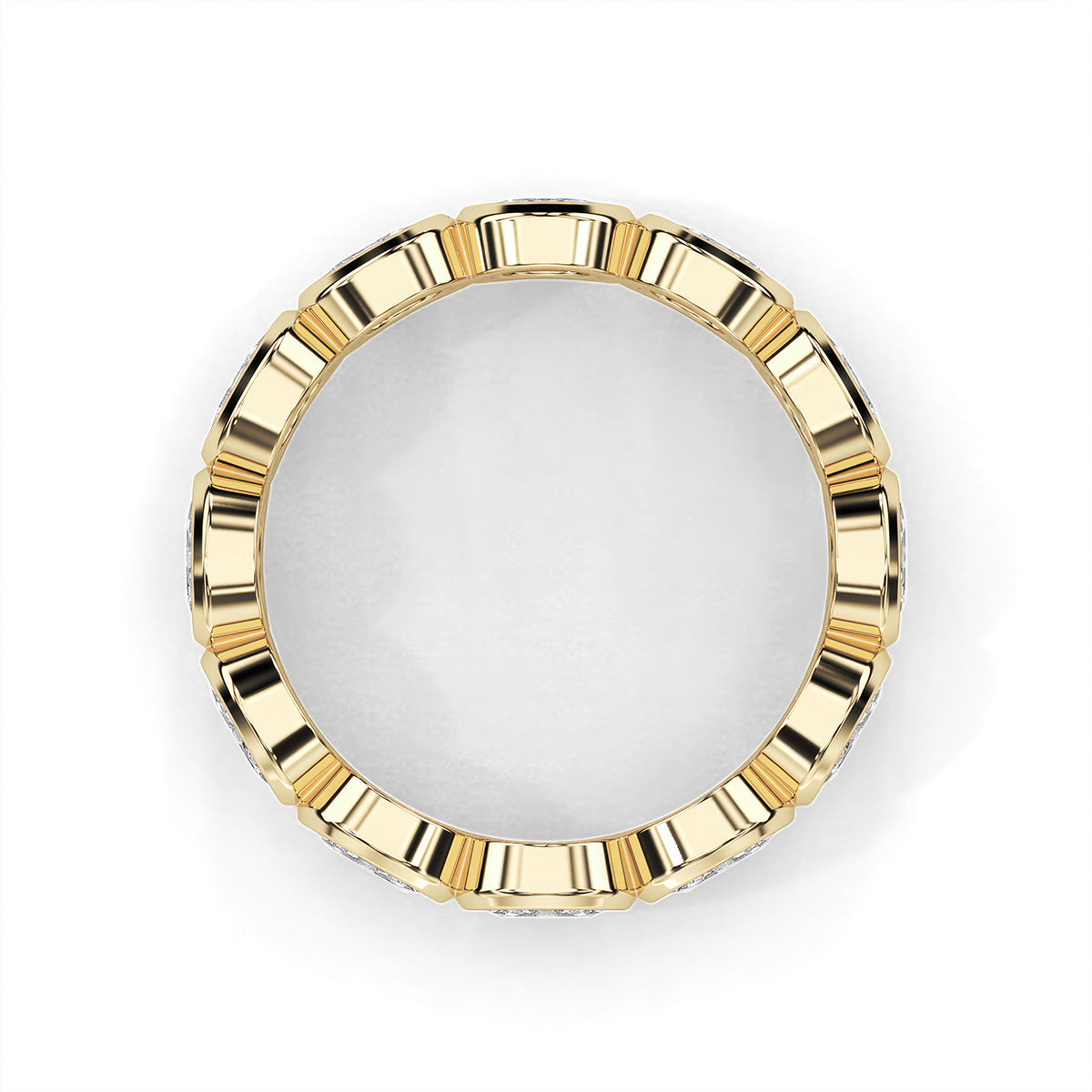 Lustre Oval Ring Yellow Gold