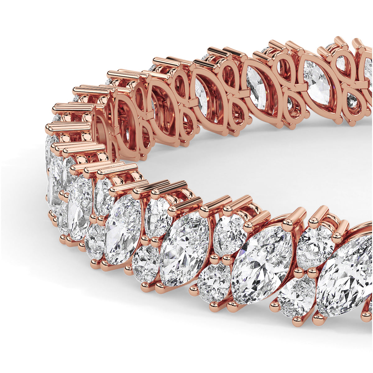 Novae Assemblage Bracelet Rose Gold