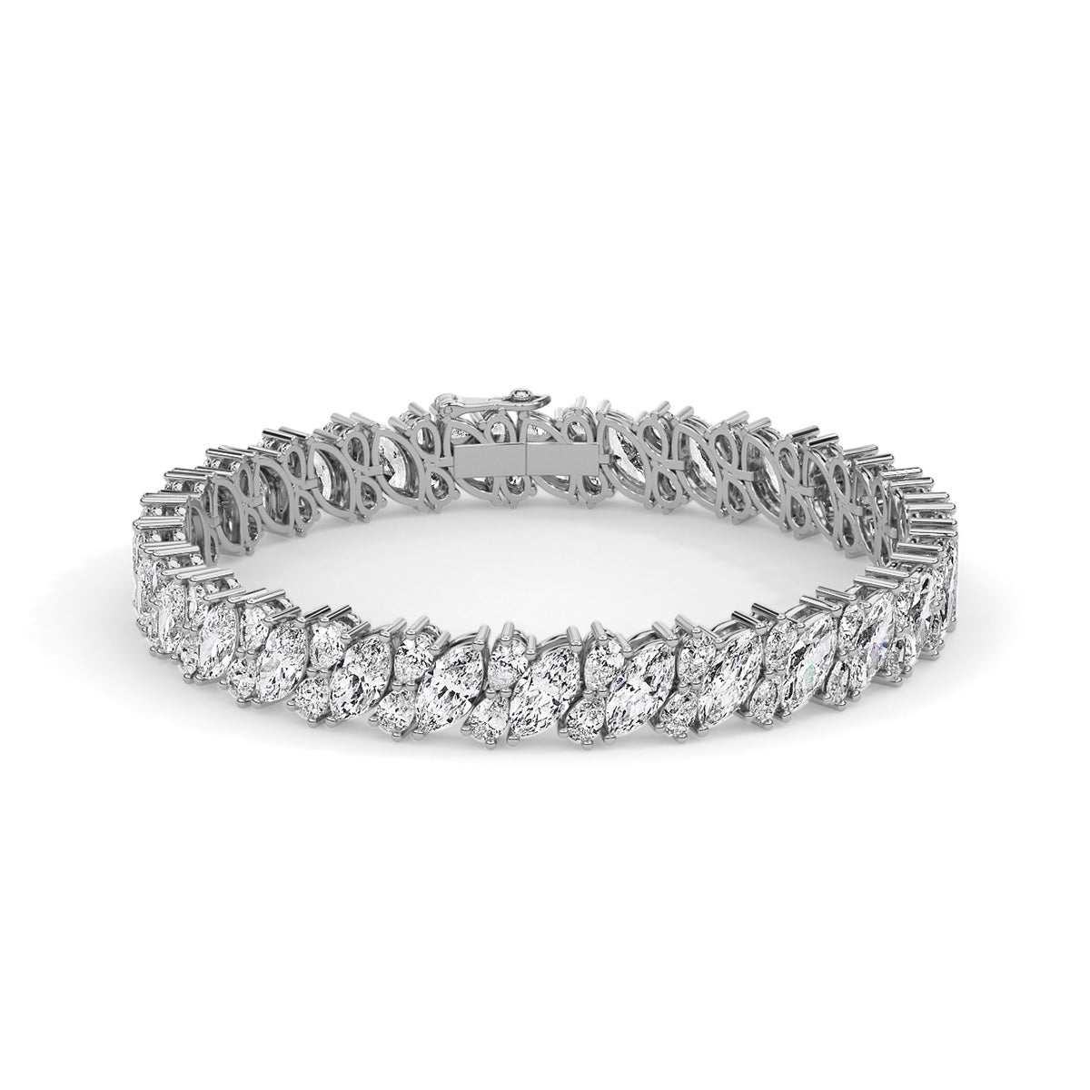 Novae Assemblage Bracelet White Gold