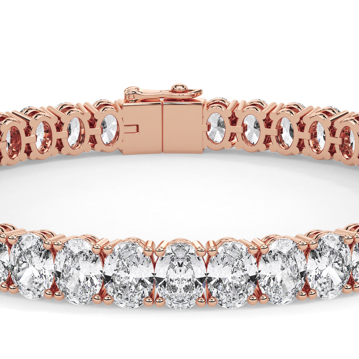 Amouré Oval Bracelet Rose Gold
