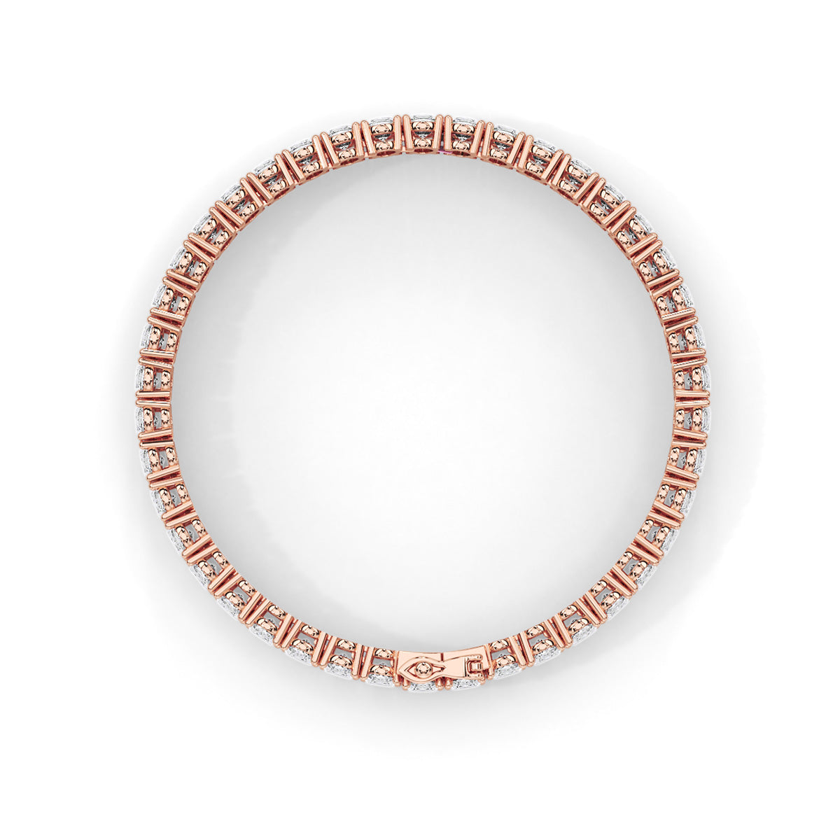 Amouré Oval Bracelet Rose Gold