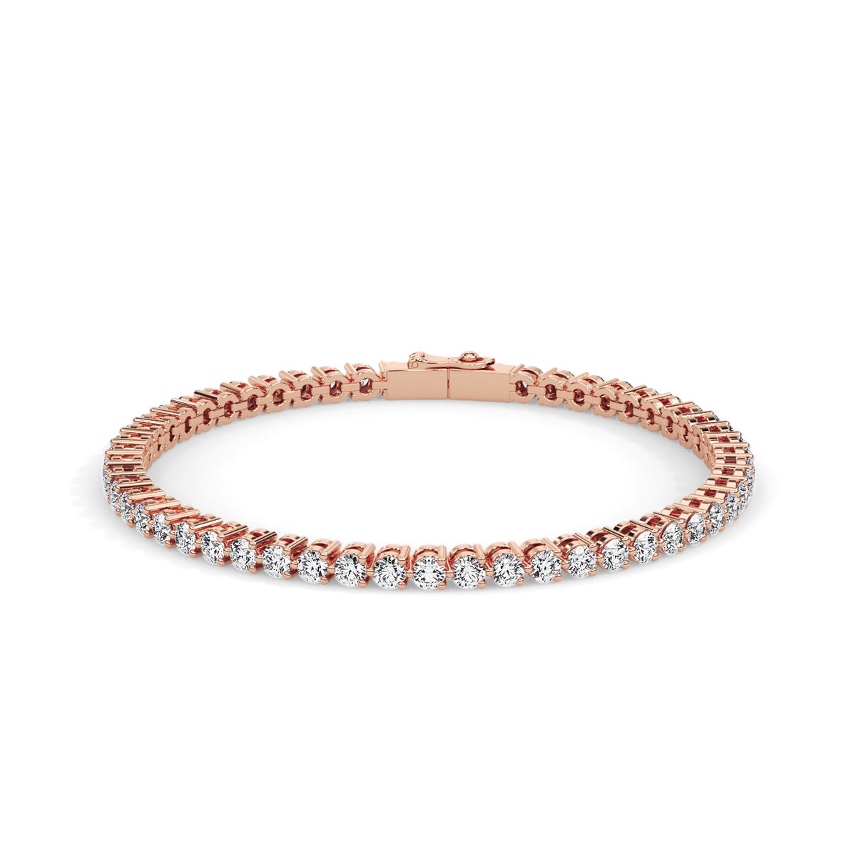 Amouré Mini Round Bracelet Rose Gold