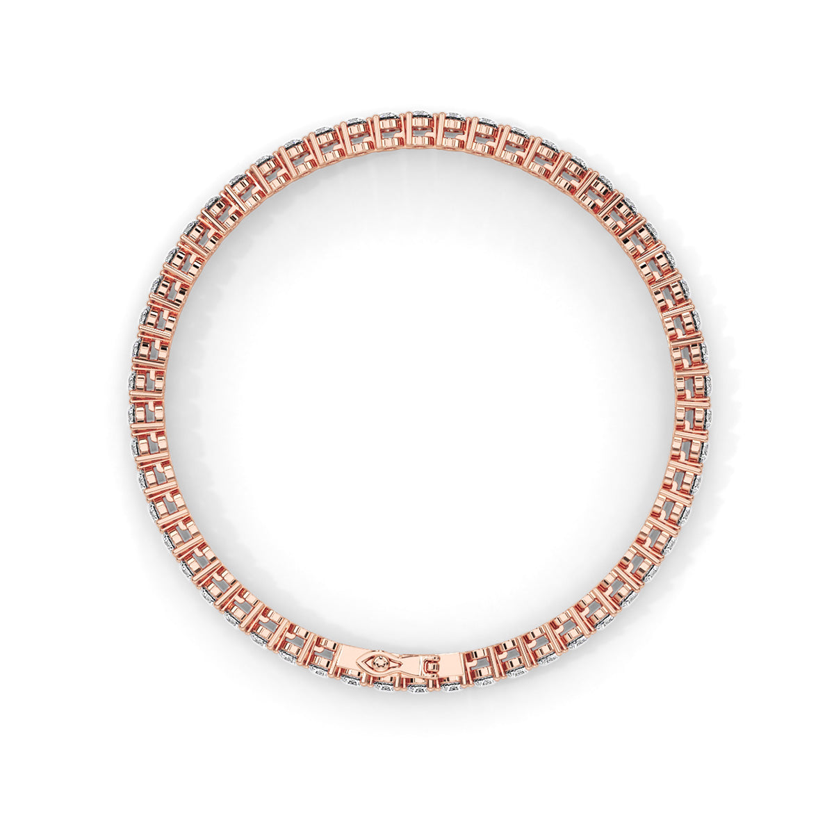 Amouré Mini Round Bracelet Rose Gold