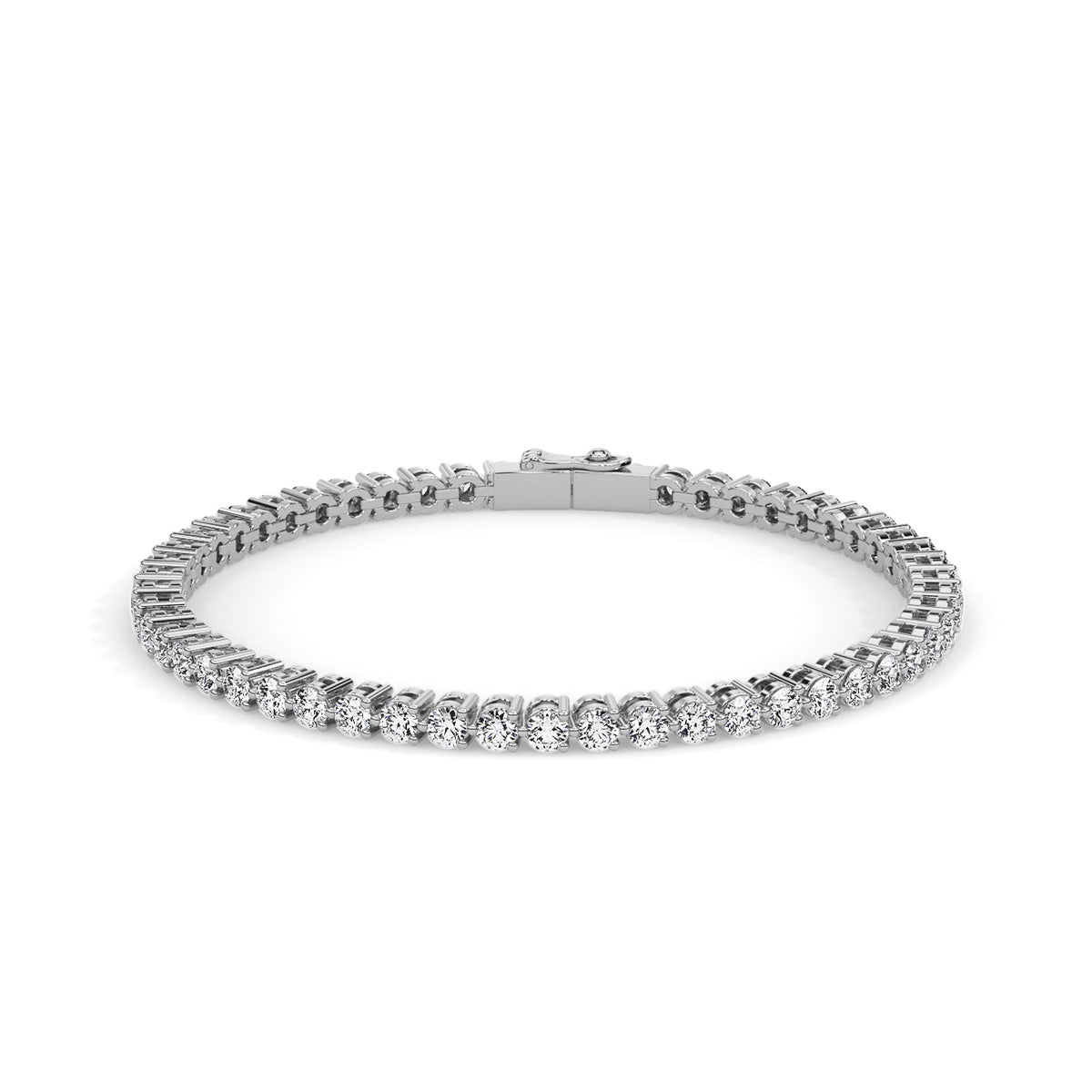 Amouré Mini Round Bracelet White Gold