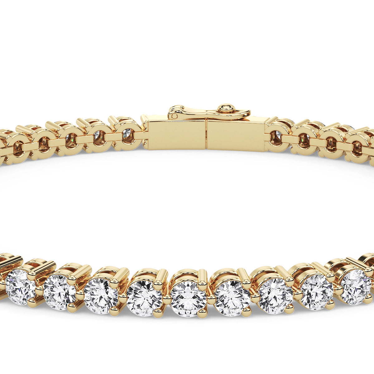 Amouré Mini Round Bracelet Yellow Gold