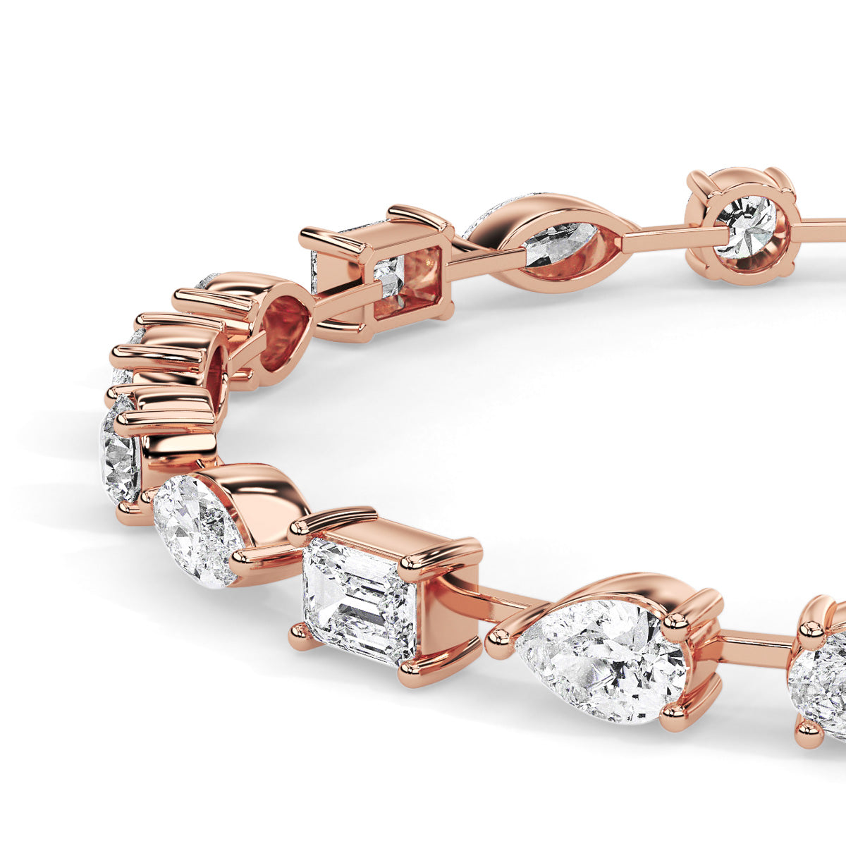 Novae Array Bracelet Rose Gold