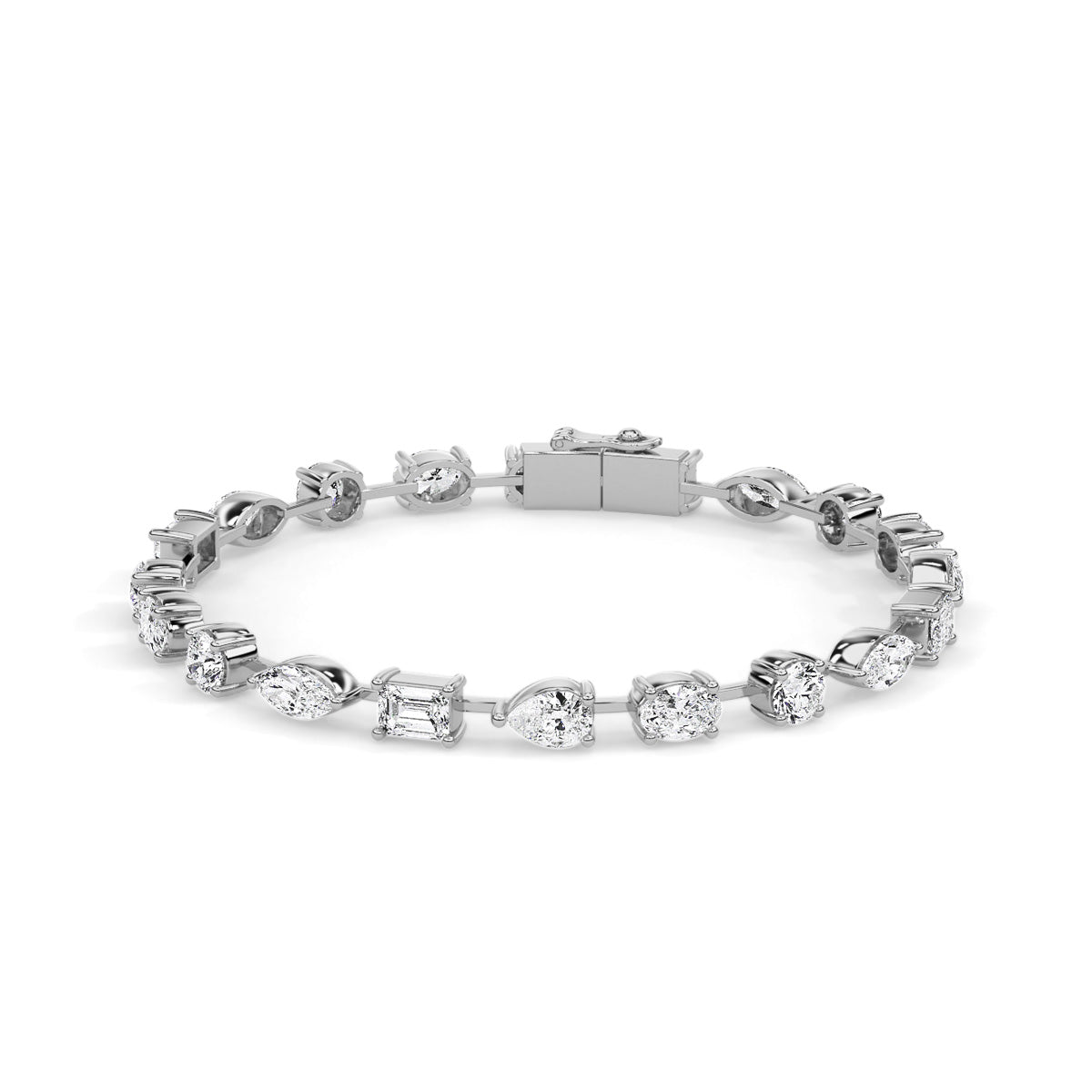 Novae Array Bracelet White Gold
