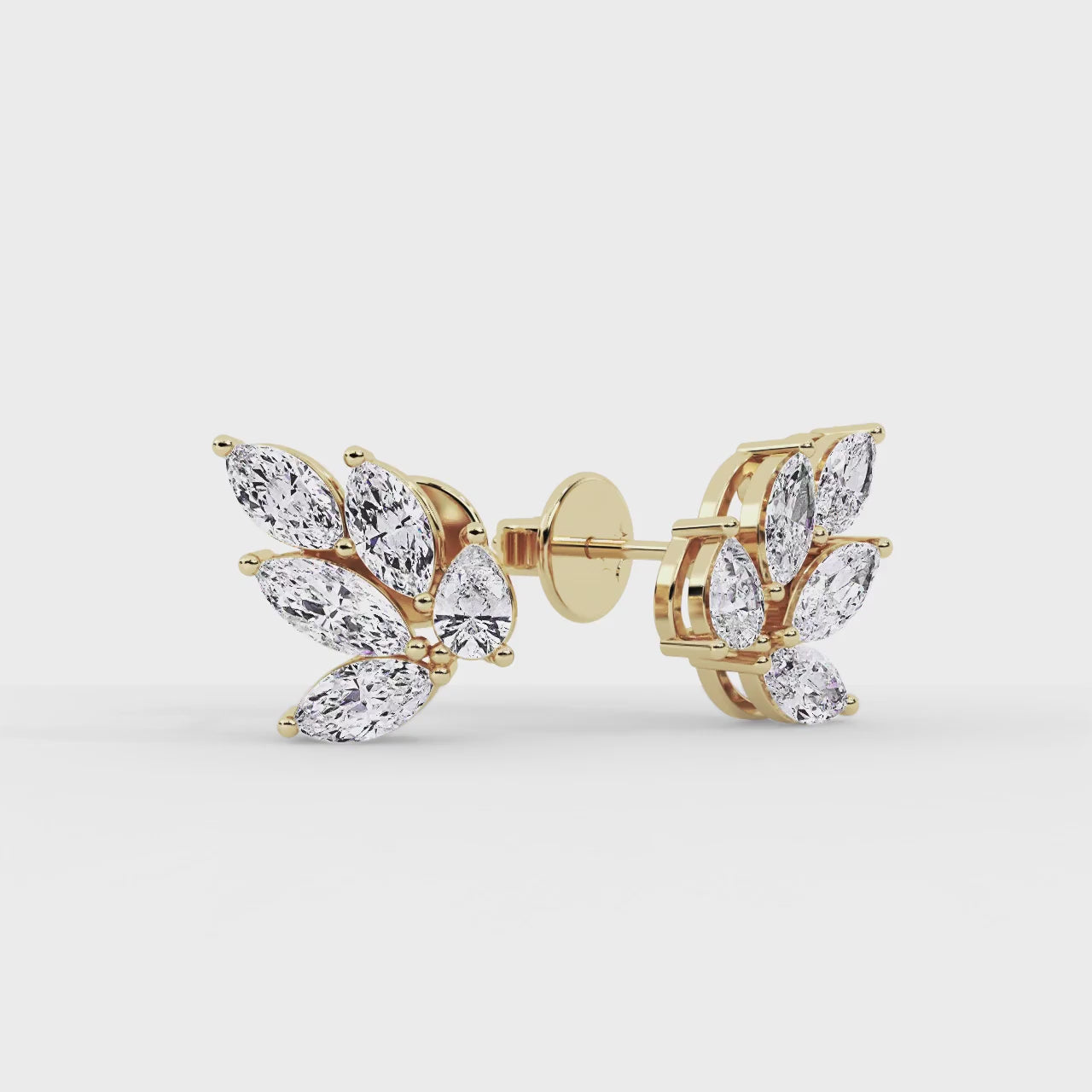Novae Array Earring Yellow Gold