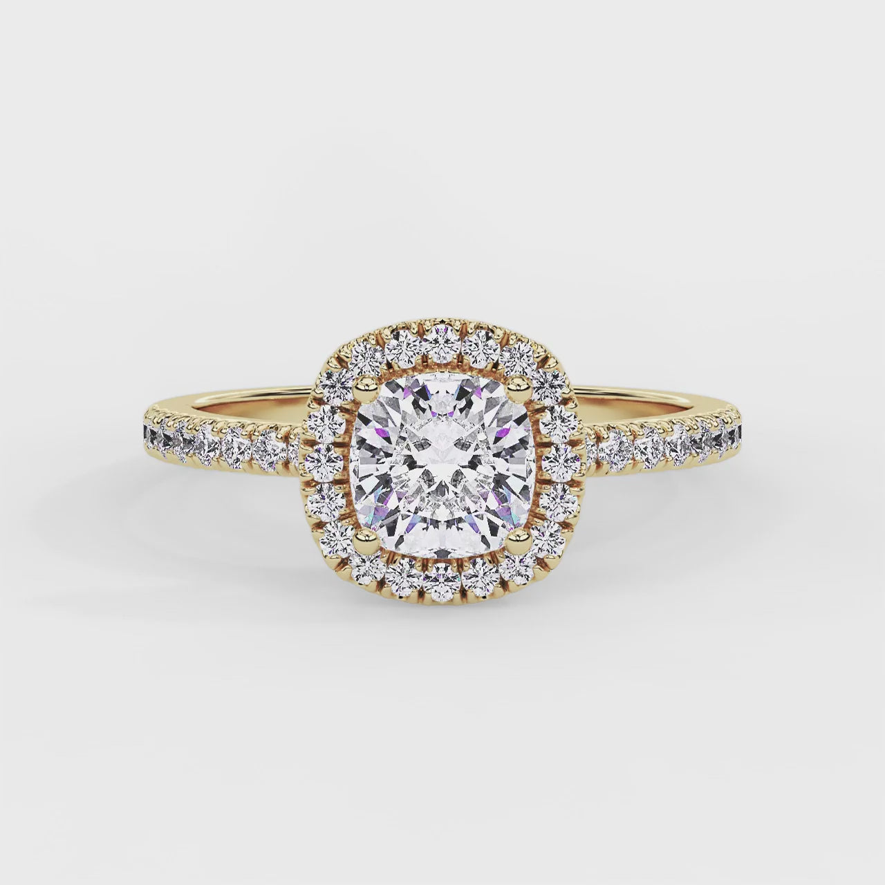Haloé Ring Form Yellow Gold