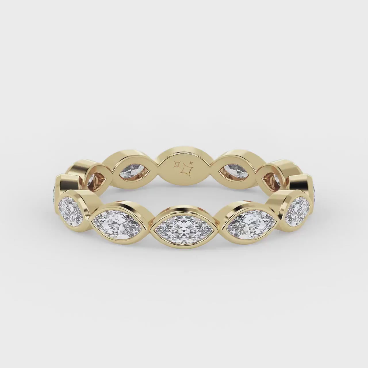 Lustre Marquise Yellow Gold